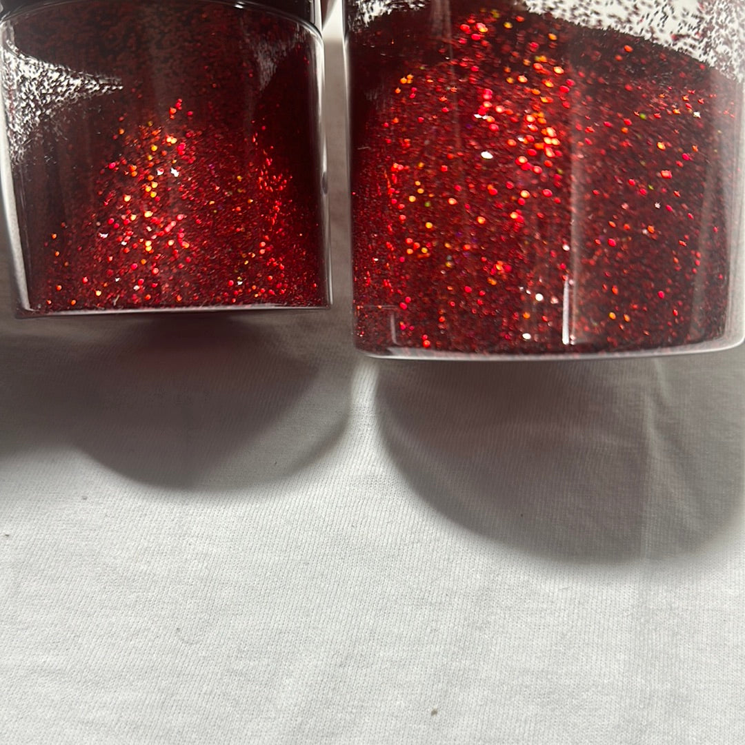 1/4 LB (4oz) HOLOGRAPHIC RED METAL FLAKE  .004 .008 .015 .025