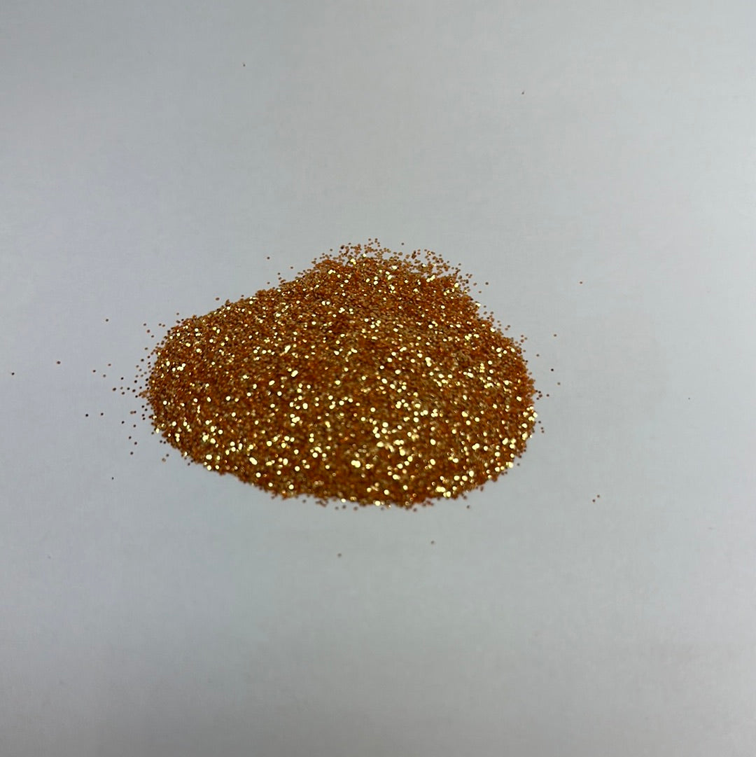 1/4 LB (4oz) GOLD ORANGE COPPER METAL FLAKE  .002 .004 .008 .015