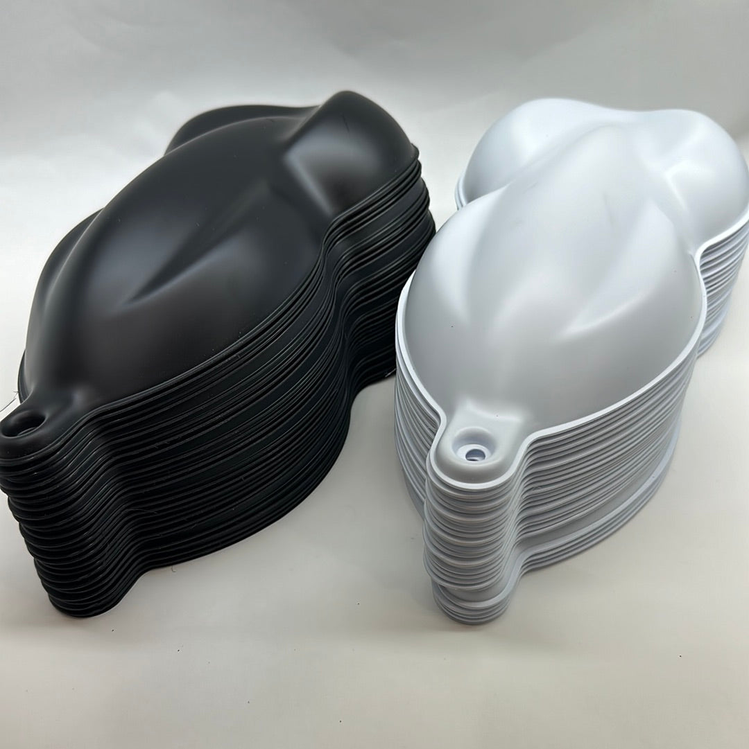 SPEED SHAPES 2pc ONE BLACK ONE WHITE , SPRAYOUT PANEL , TEST COLORS, D ...
