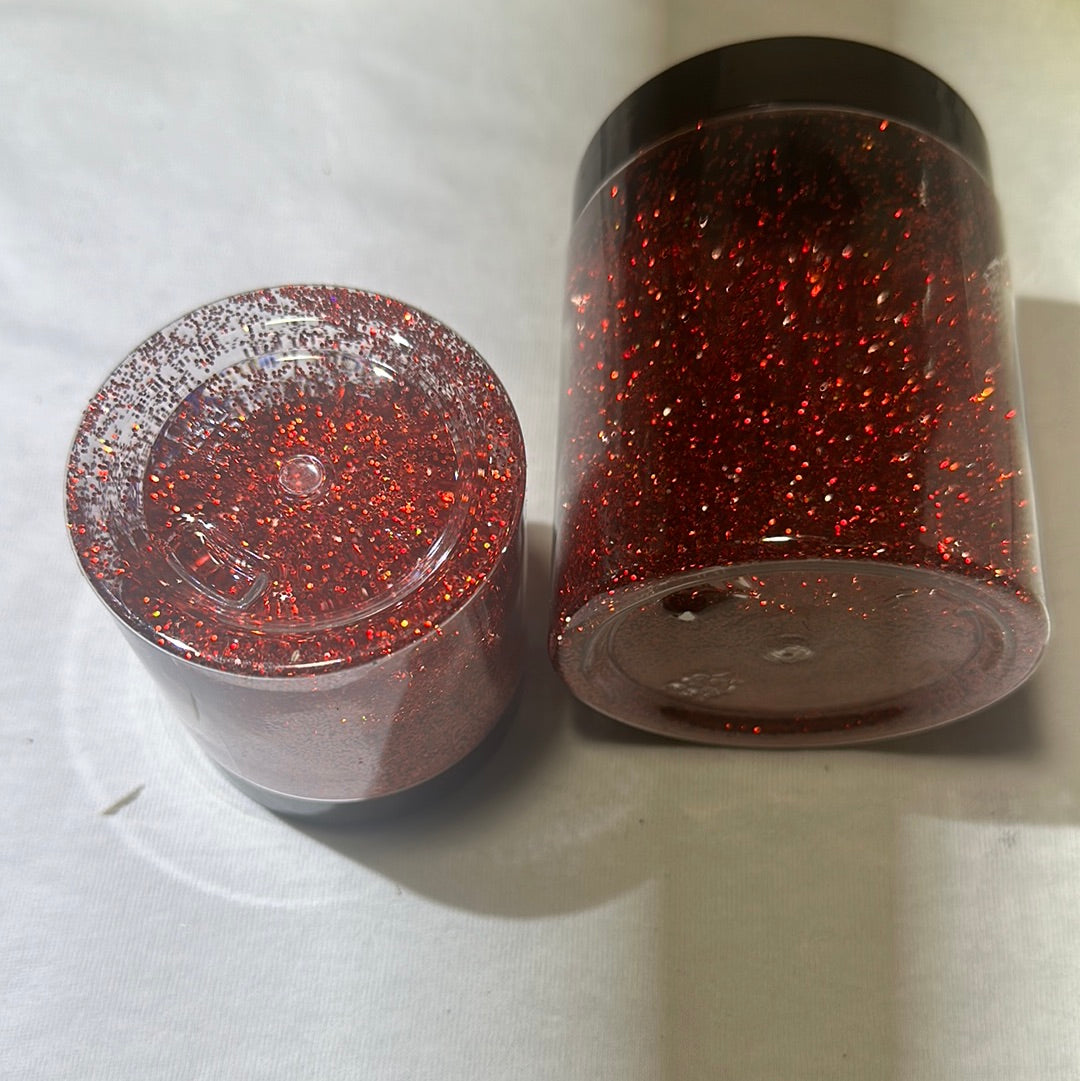 1/4 LB (4oz) HOLOGRAPHIC RED METAL FLAKE  .004 .008 .015 .025