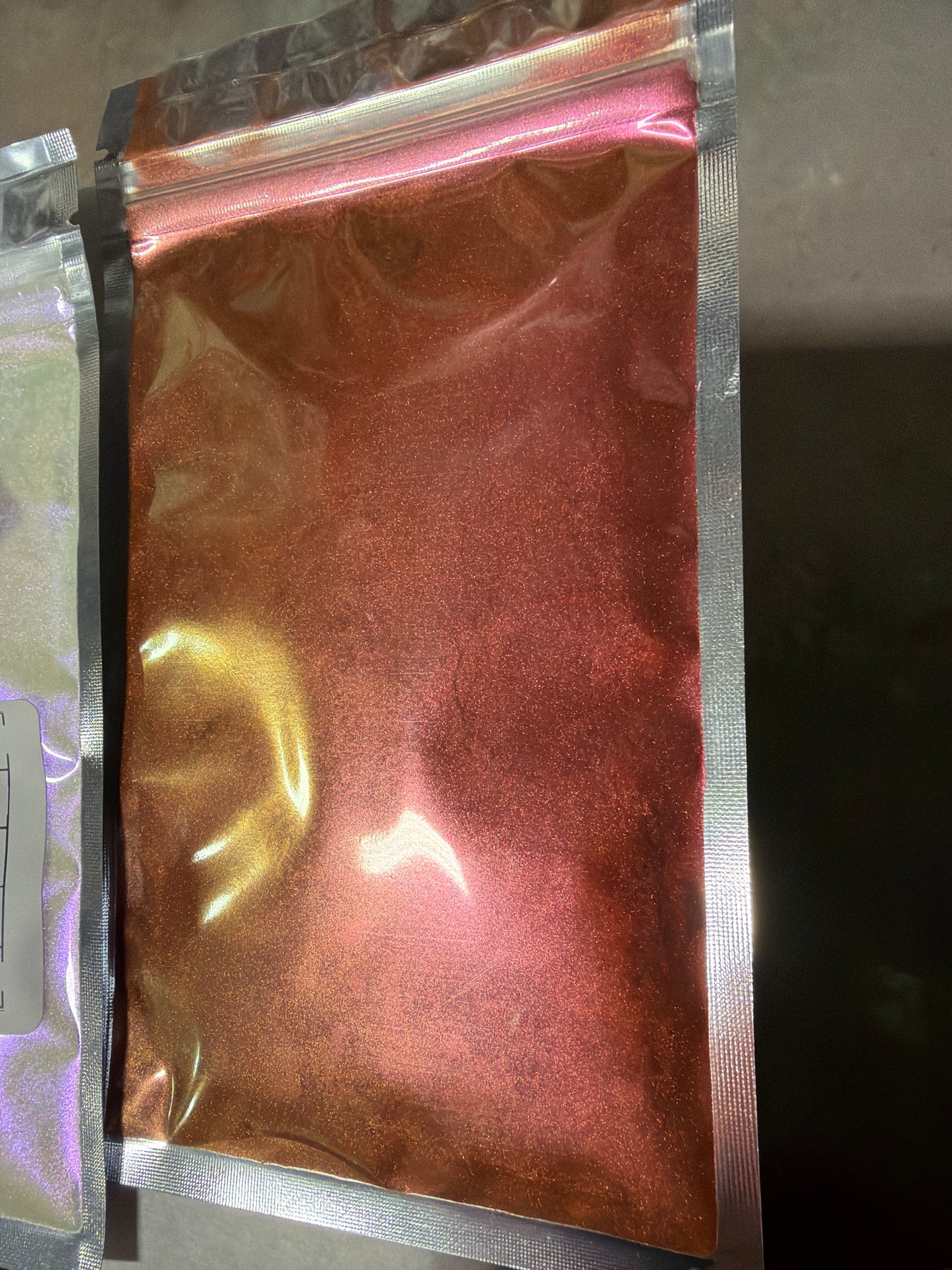 Chameleon Pearl 50 Grams Large Bag Lots of Colors, FLIP FLOP dry pearl