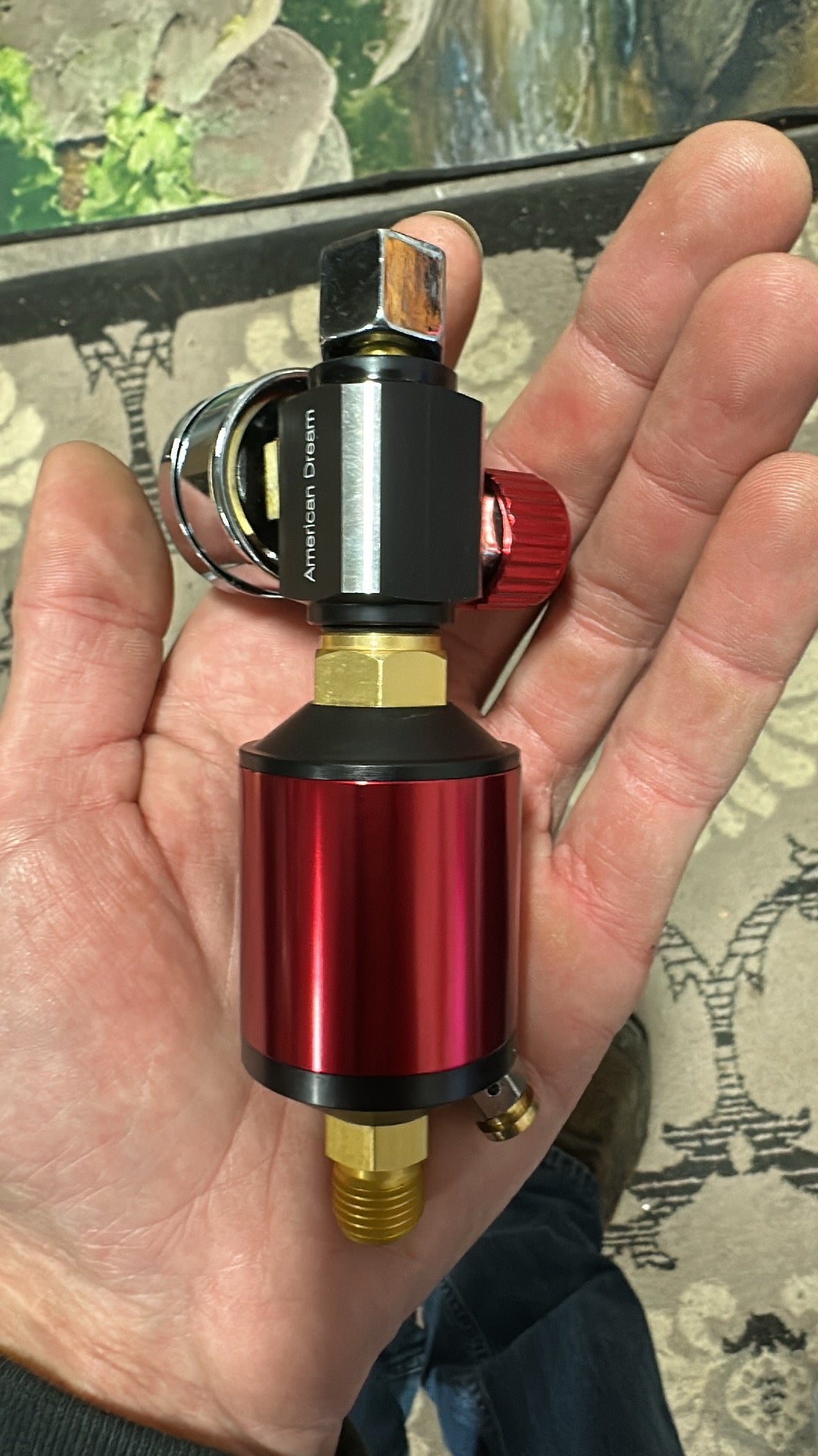 WATER TRAP AIR FILTER REGULATOR 2 in 1, Aluminum, GLASS FACE