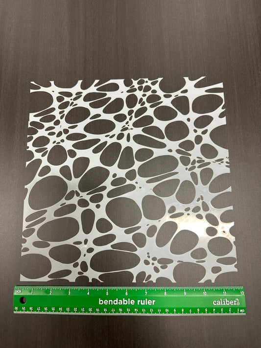 Morphing Cells Slime Goo AIRBRUSH Paint STENCIL Mylar Reusable