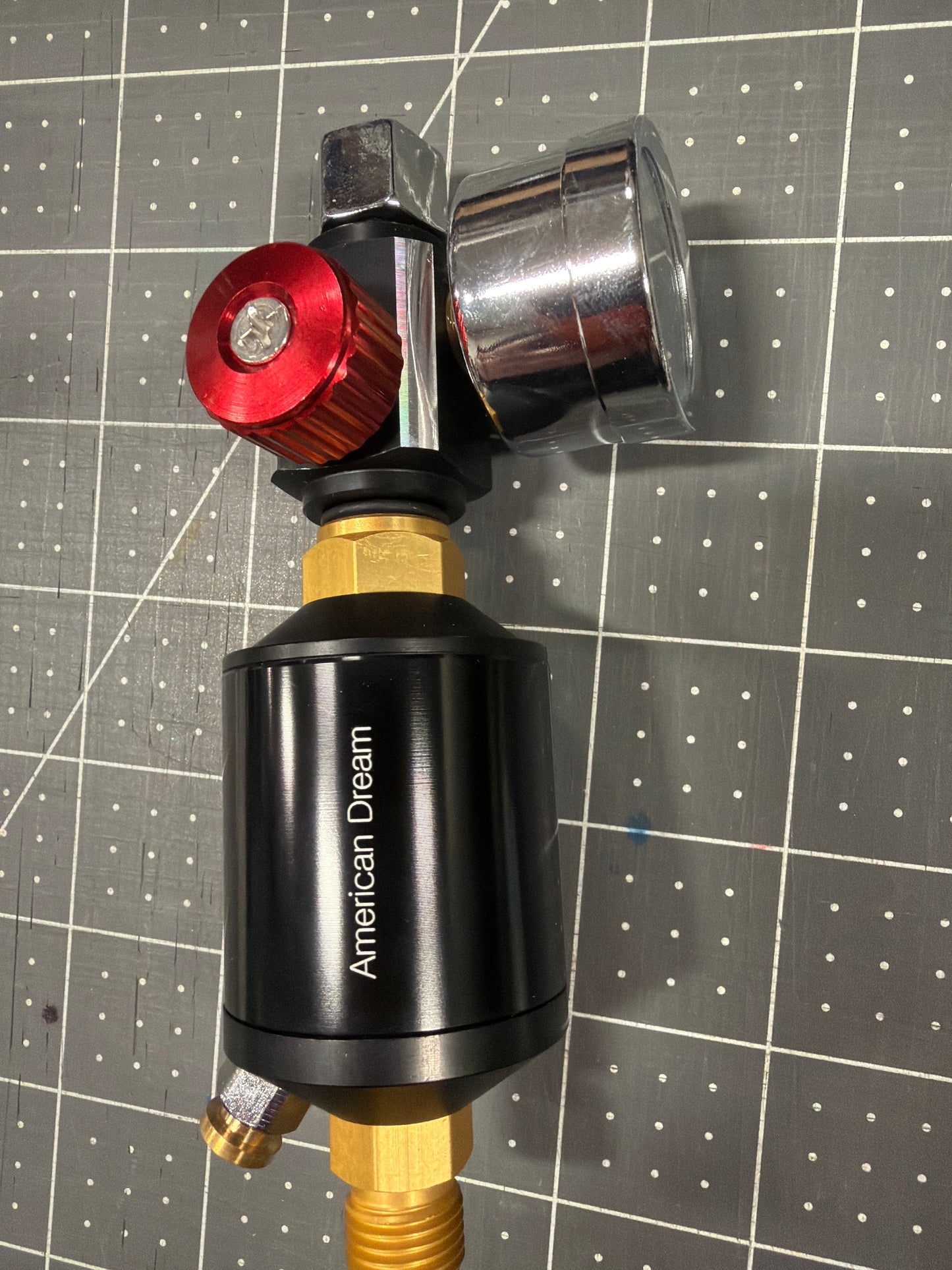 WATER TRAP AIR FILTER REGULATOR 2 in 1, Aluminum, GLASS FACE