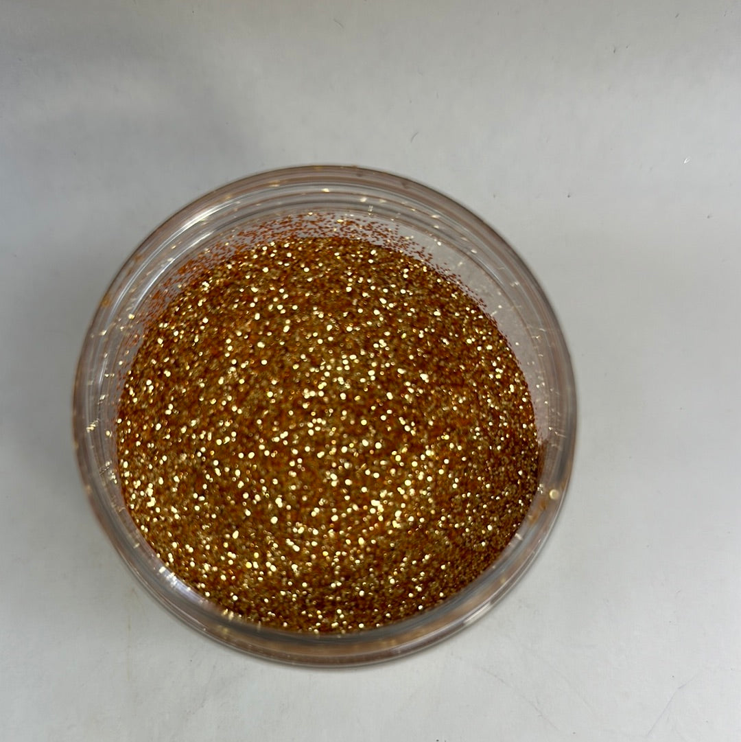 1/4 LB (4oz) GOLD ORANGE COPPER METAL FLAKE  .002 .004 .008 .015