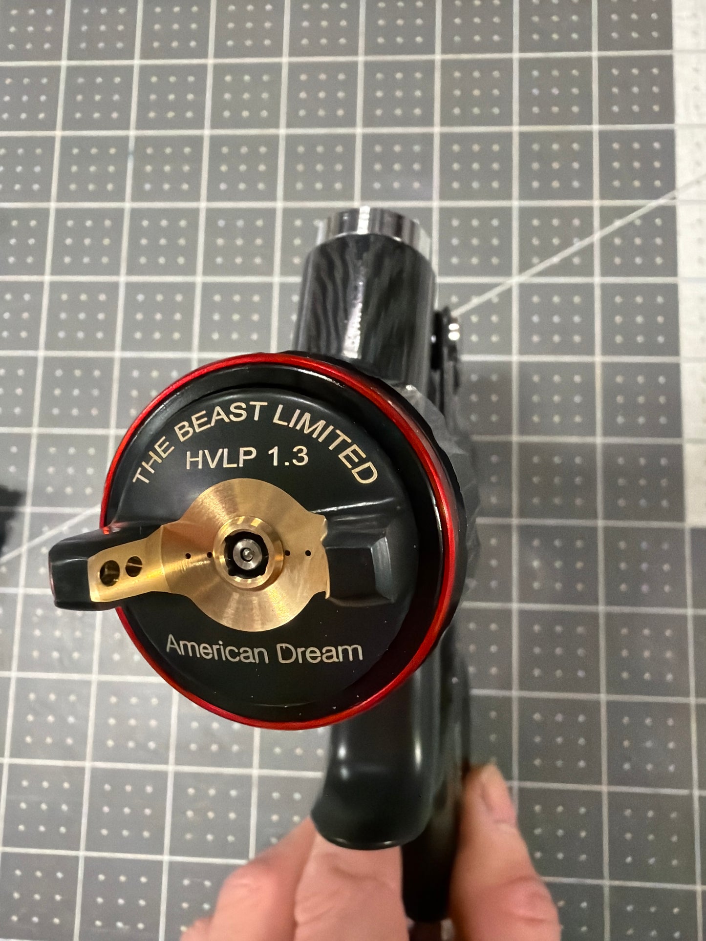 THE BEAST X 1.3 HVLP NEW LIMITED carbon fiber or Blue Wave Paint Gun SPRAYER for BASECOAT