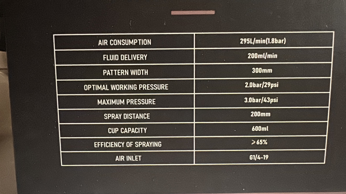 THE BEAST PAINT GUN SPRAYER 1.3mm HVLP for BASECOAT & CLEARCOAT