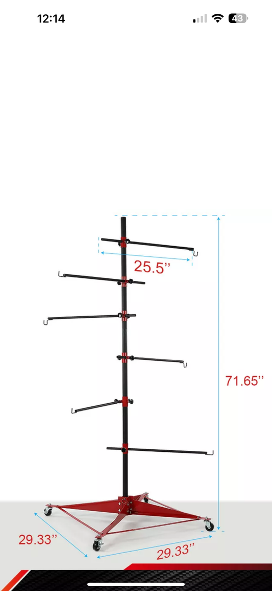 6 ft tall Paint stand TREE stand rack