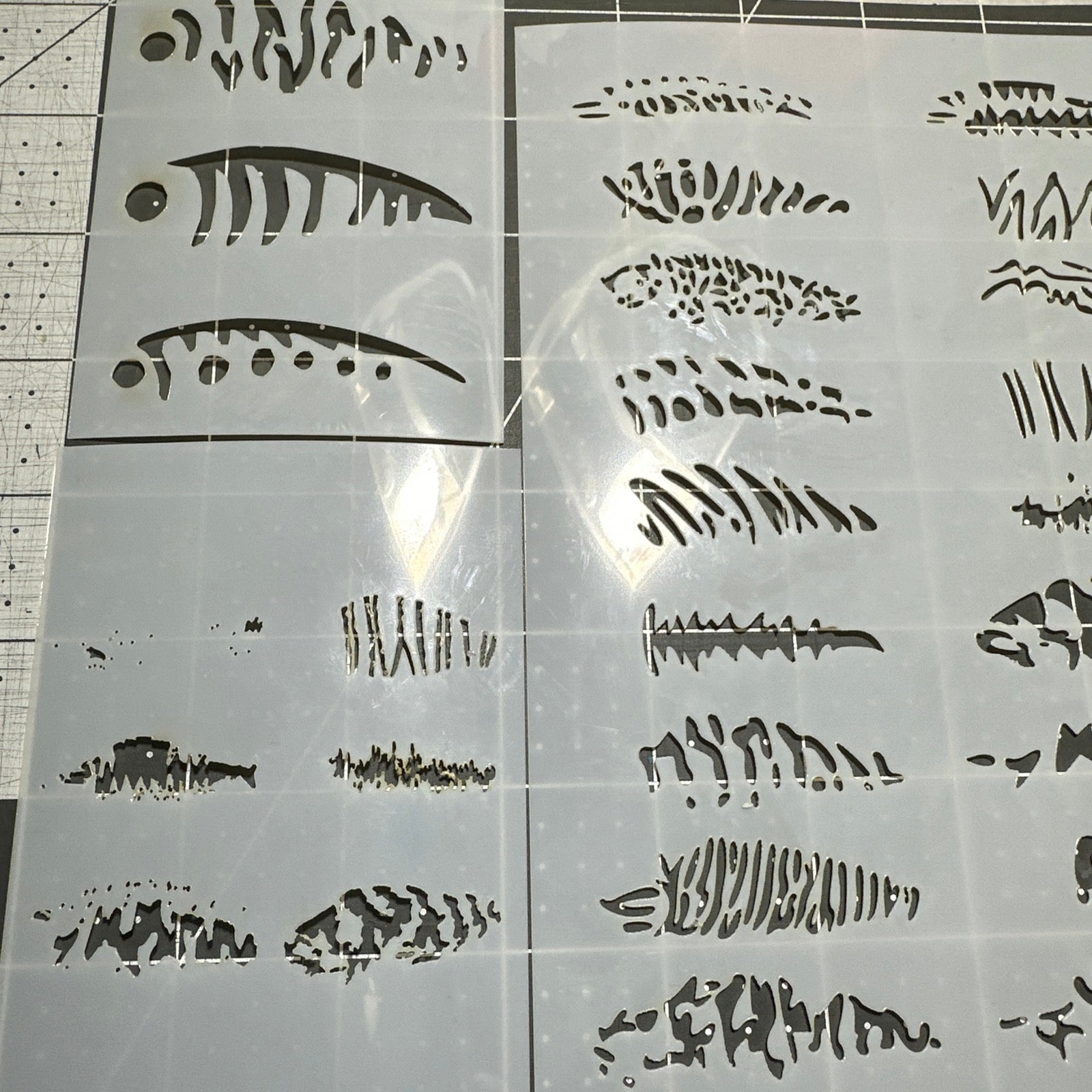 fish lure stencils FISHING FISH LURE PAINTING 4pc SET AIRBRUSH Custom Paint STENCILS Myla – American Dream Custom Paint