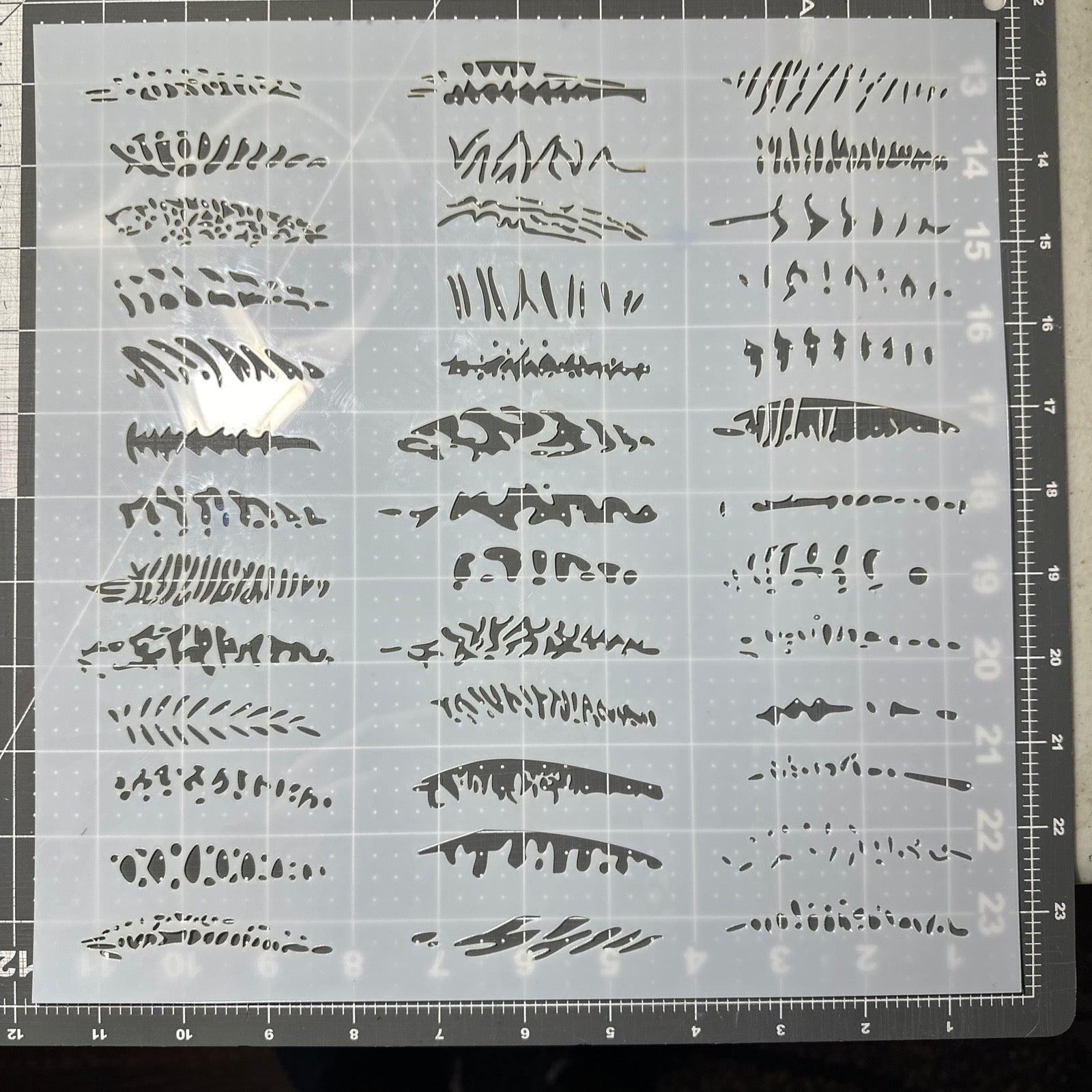 fish scale stencils for lures Scales AirSick Airbrush Stencil Art Template Works with some soft plastics as well Fins v1 Assortment Fishing Lure