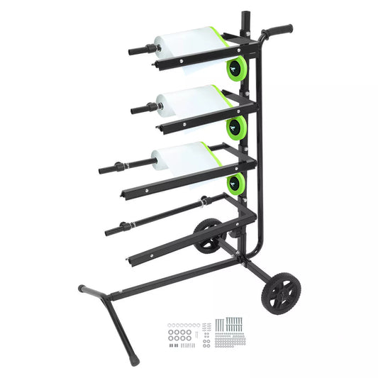 MASKING TREE, Auto Body Paint MASKING PAPER TAPE 4 ROLL DISPENSER Holder Painting Prepper Station