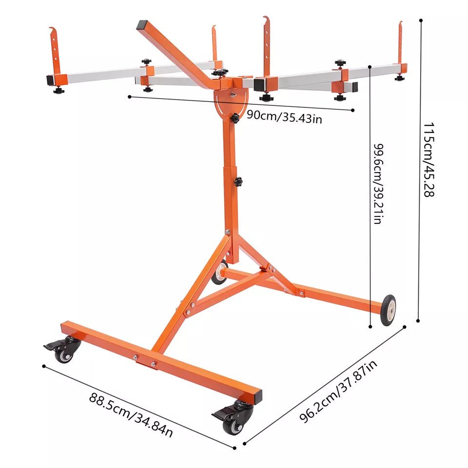 HOOD Paint Stand Rack Rotating, Swivel, on wheels, Paint both sides of ...